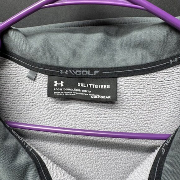 Under Armour Golf Quarter Zip Pullover XXL - Picture 7 of 8
